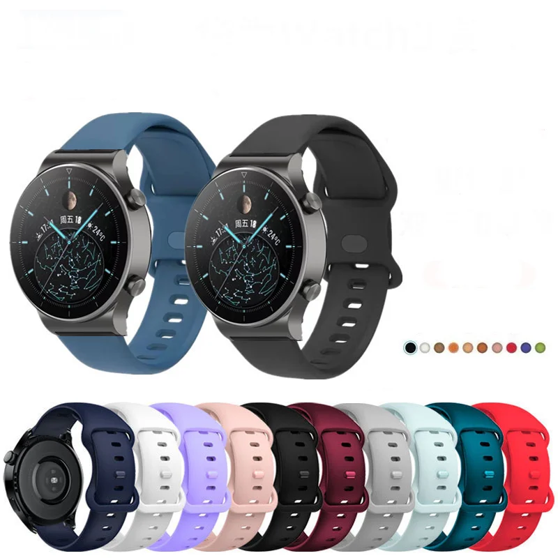 

20/22mm band For Samsung Galaxy watch 4 classic 46mm/42mm/Active 2 40/44mm correa Gear S3 bracelet for Huawei GT 2-2e-pro strap