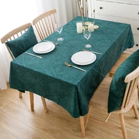 high quality home kitchen chenille table cloth extra thick table cloth hotel wedding dining room luxury table cover cloth