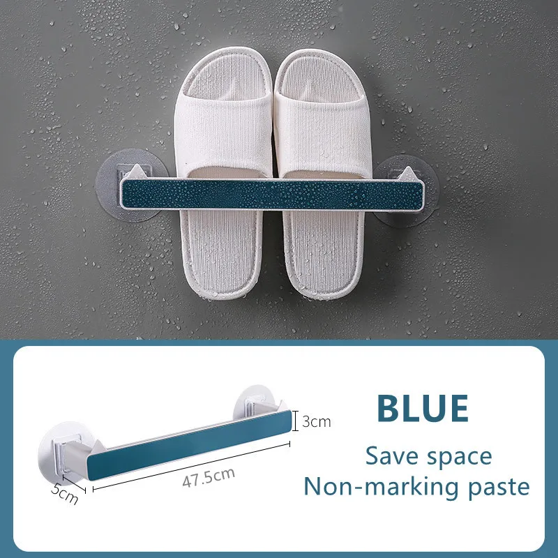 

Towel Rack Punch-free Kitchen Bathroom Organizer Accessories Sucker Rack Bath Towel Rack Storage Wall Mounted Hanger for Home