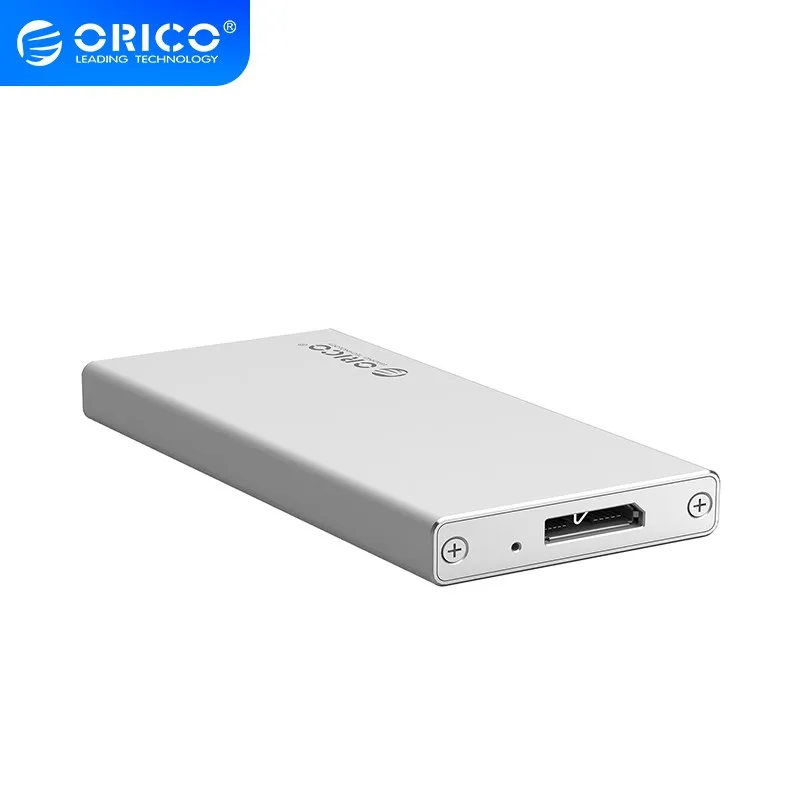 

ORICO HDD SSD Case Box Aluminum USB3.0 5Gbps hard disk Drive External Portable Enclosure Type-A to Micro B M-SATA 3.0/2.0