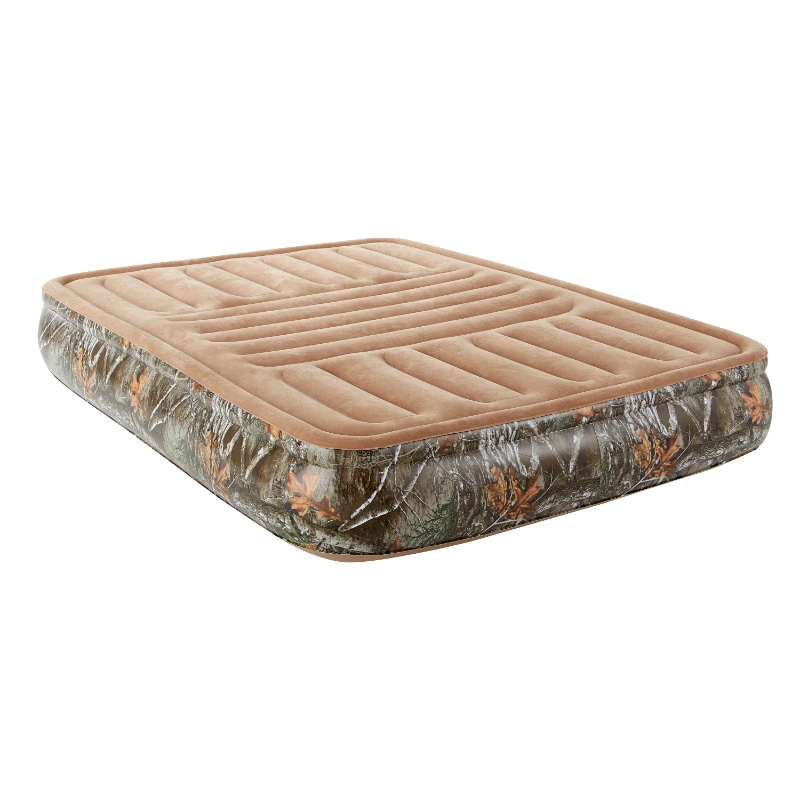 

Camo Zone Comfort 13" Portable Pillowtop Queen Air Mattress with Hands-Free Express