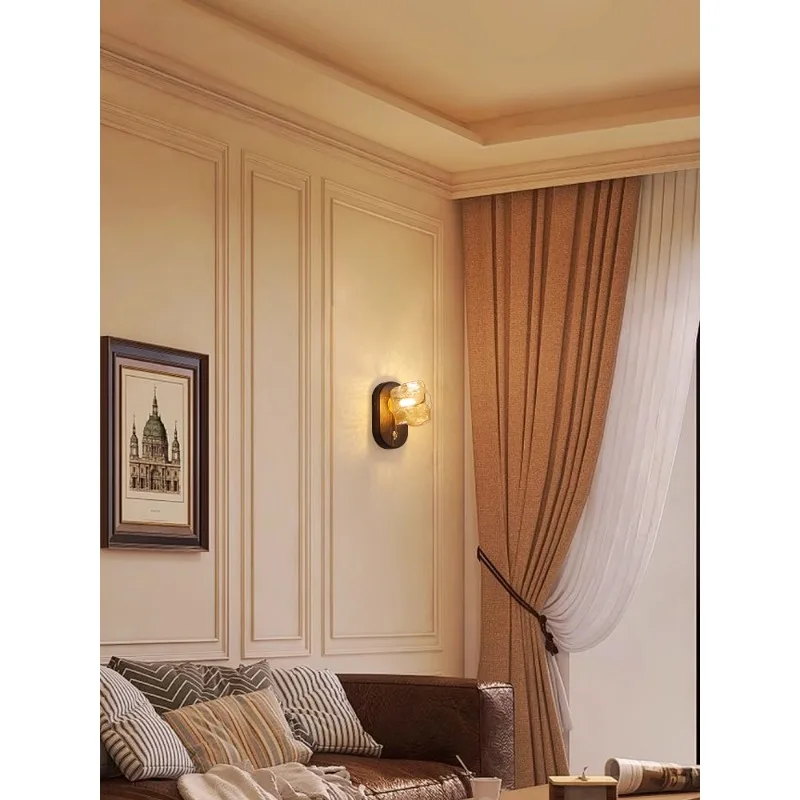 Американская настенная ретро-лампа Минималистичная креативная прикроватная