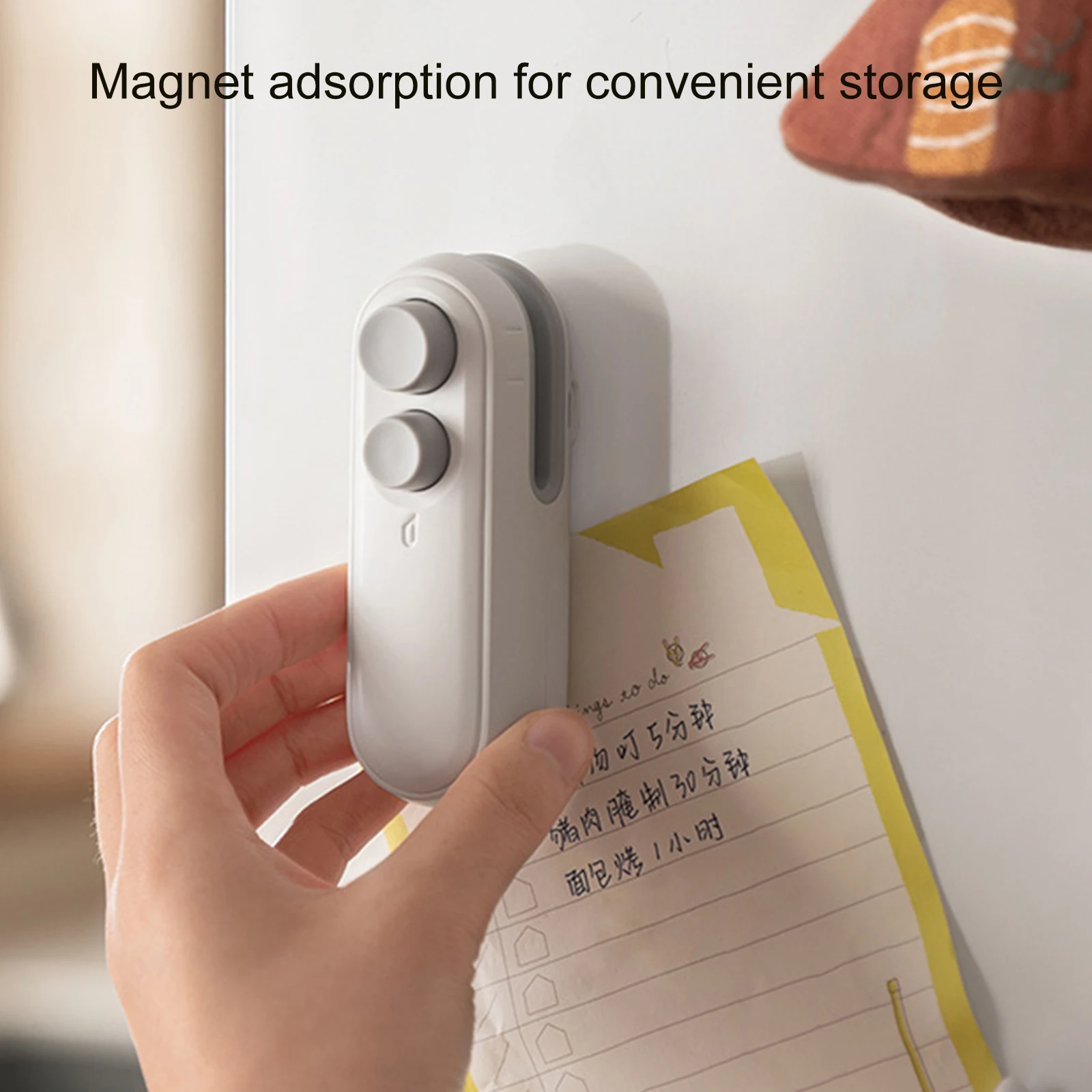 

Chip Bag Sealer Handheld Bag Heat Vacuum Sealer Rechargable Portable Bag Resealer Sealing Machine For Plastic Bags