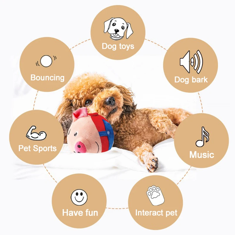 

Собака говорящая игрушка мяч собака ПЭТ прыгающая кукла интерактивные аксессуары шары плюшевые питомцы собака Электронная для собаки