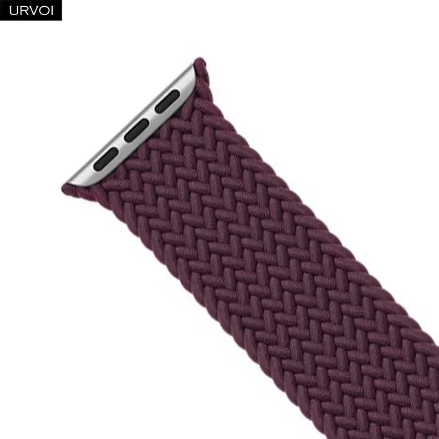 Braided Solo Loop for Apple Watch sport band series  7 6 SE 5 4 3 21 stretchable Strap for iWatch woven threads gen.5