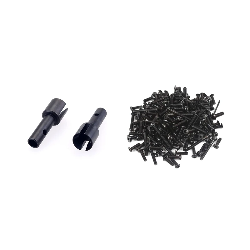 

-8227 Wheel Axles For 1/8 ZD Racing 9020 9021 9116 9203 08421 08423 08427 08428 With 8106 Full All Screws Set
