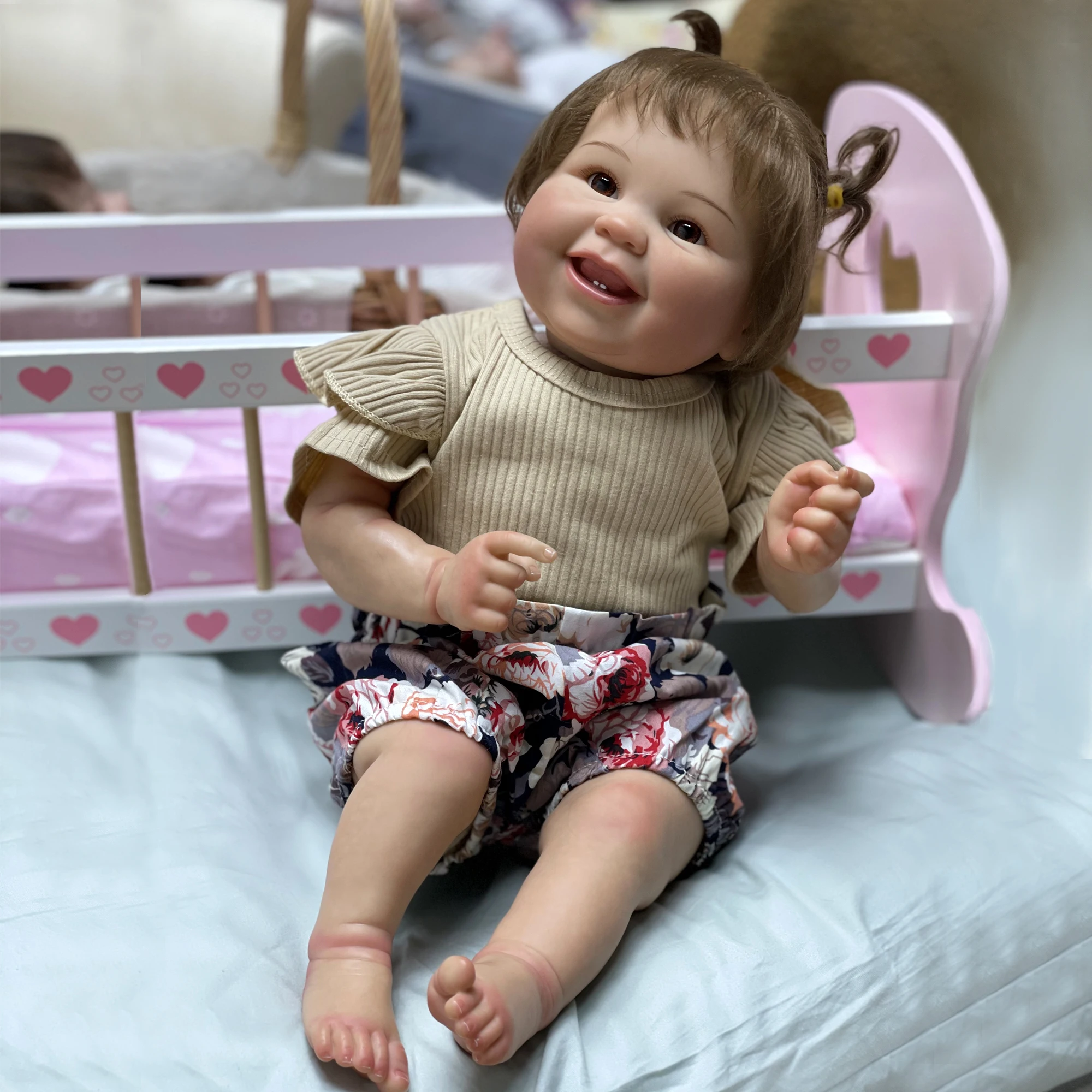 

20" Reborn Dolls Realistic Newborn Baby Toy For Children Boneca Renascida Brinquedo Bebe Para Crianças