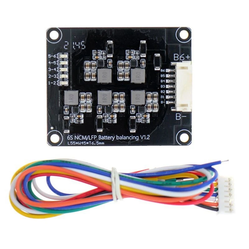 

1.2A 6S Active Equalizer Balancer Equalizer Module Li-Ion Lifepo4 Lithium Battery Active Balancer BMS Energy Transfer