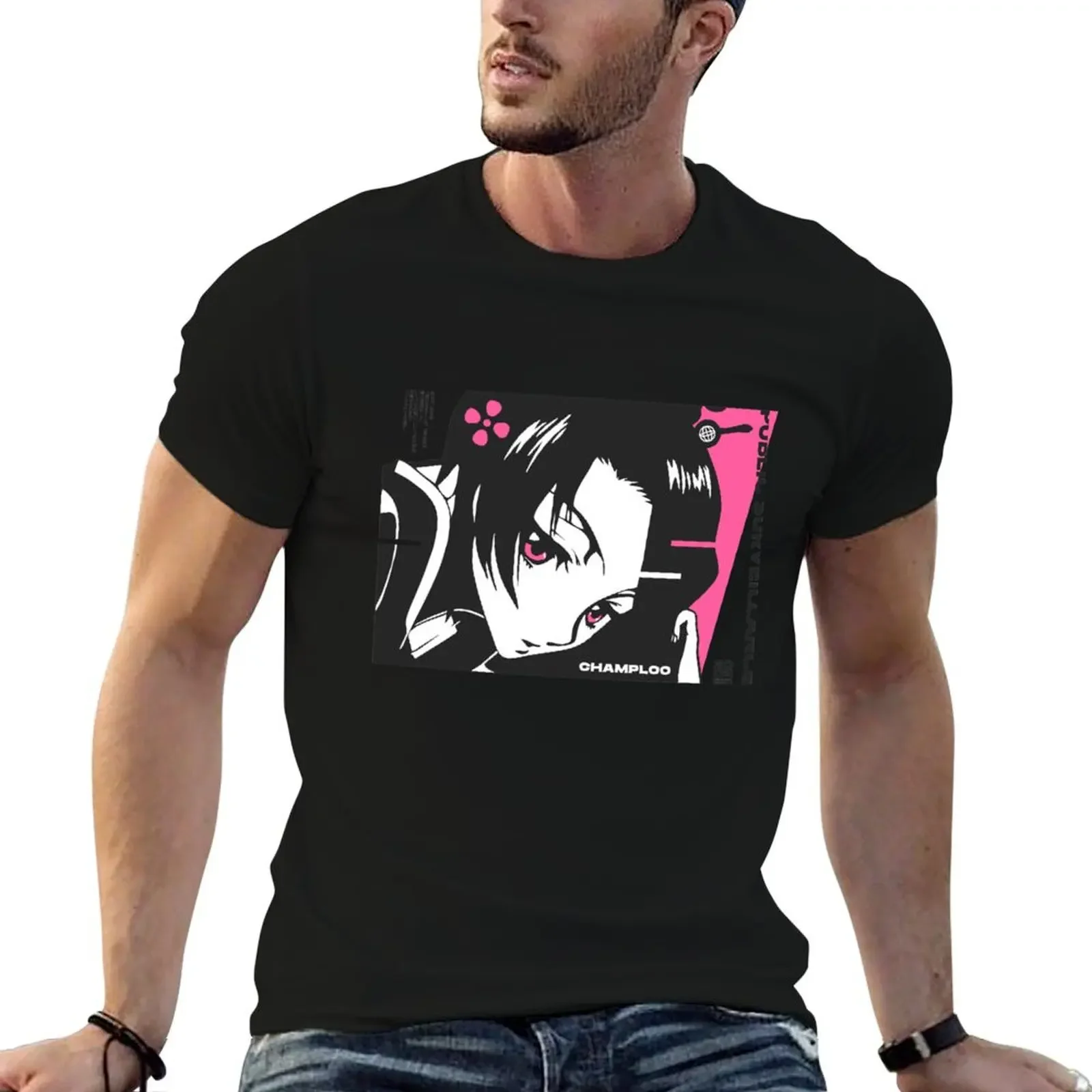 Футболка CHAMPLOO FUU милые топы рубашки с рисунком простые мужские футболки