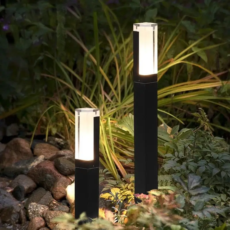 

Outdoor LED Lawn Lamp 30CM 60CM 80CM 85~265V Waterproof IP65 Aluminum Acrylic Street light For Garden Courtyard Villa