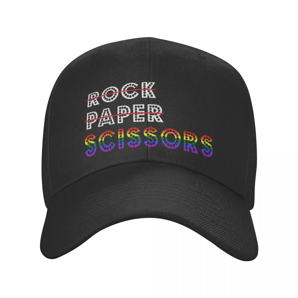 

Бумажные ножницы Rock ЛГБТ для лесбиянок крутая Кепка для лесбиянок из полиэстера модная Влагоотводящая Регулируемая Кепка хороший подарок