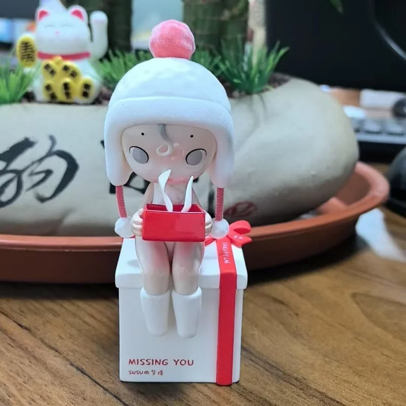 Фото Коллекционная фигурка Sakury Lab Missing U Series 2nd Gen Banna Limited Edition (слепая коробка), милый арт-товар, трендовый подарок, декор №5