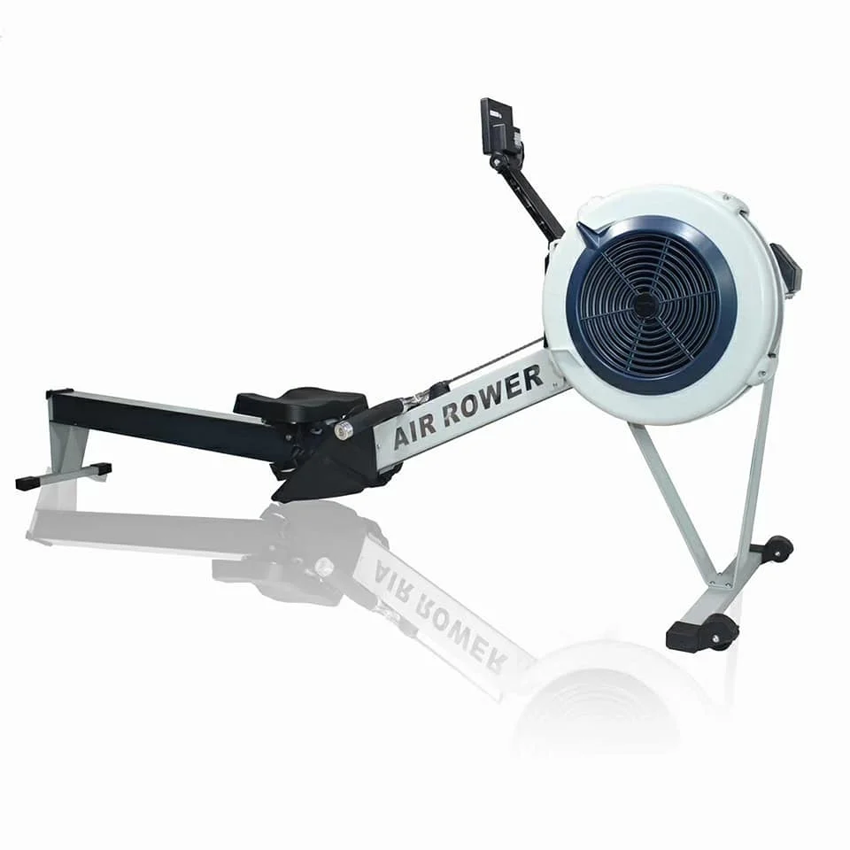 

commercial fitness gym equipment magnetic air rower rowing machine with monitor
