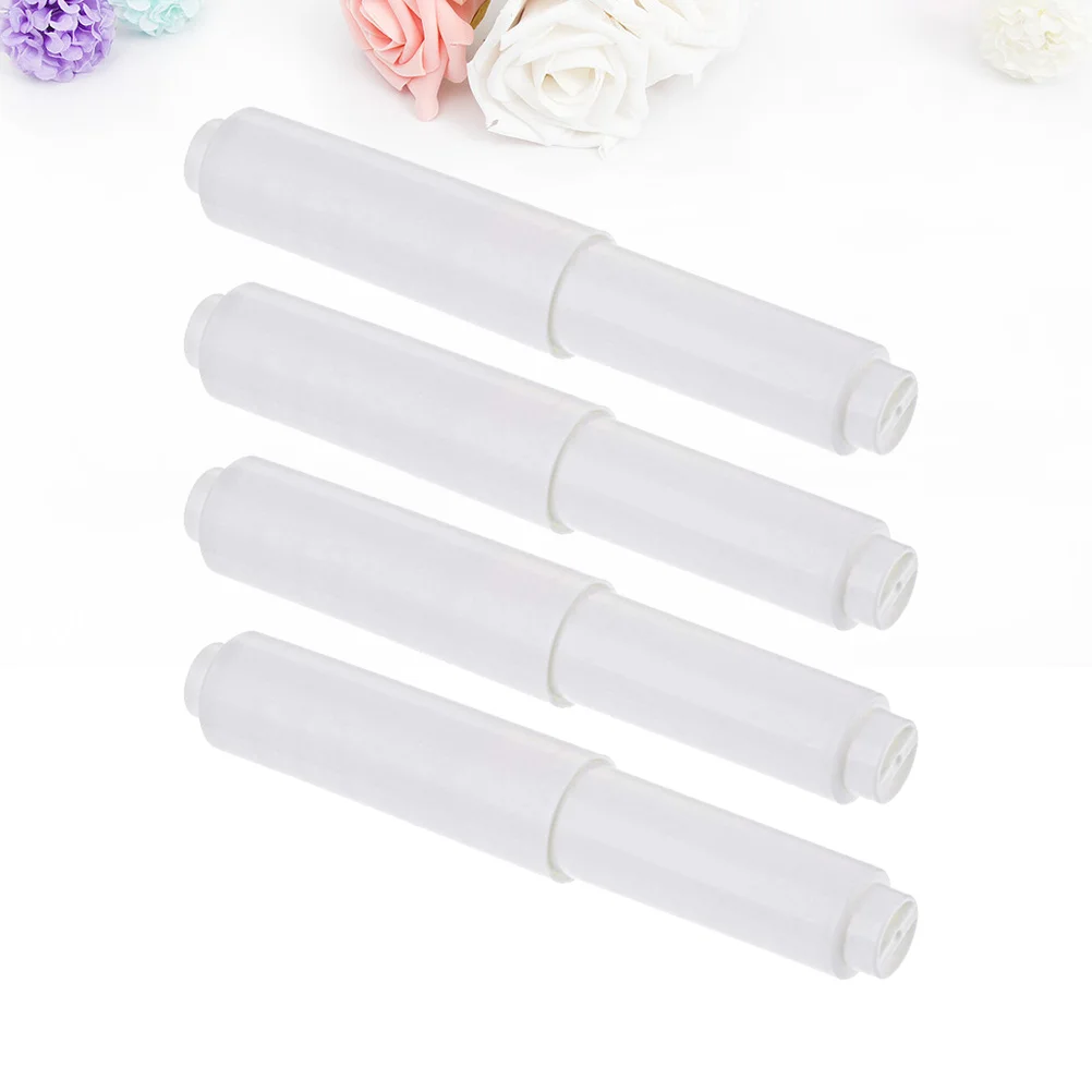 

Paper Toilet Holder Spring Tissue Bathroom Rod Roller Replacement Loaded Insert Roll Stand Plastic