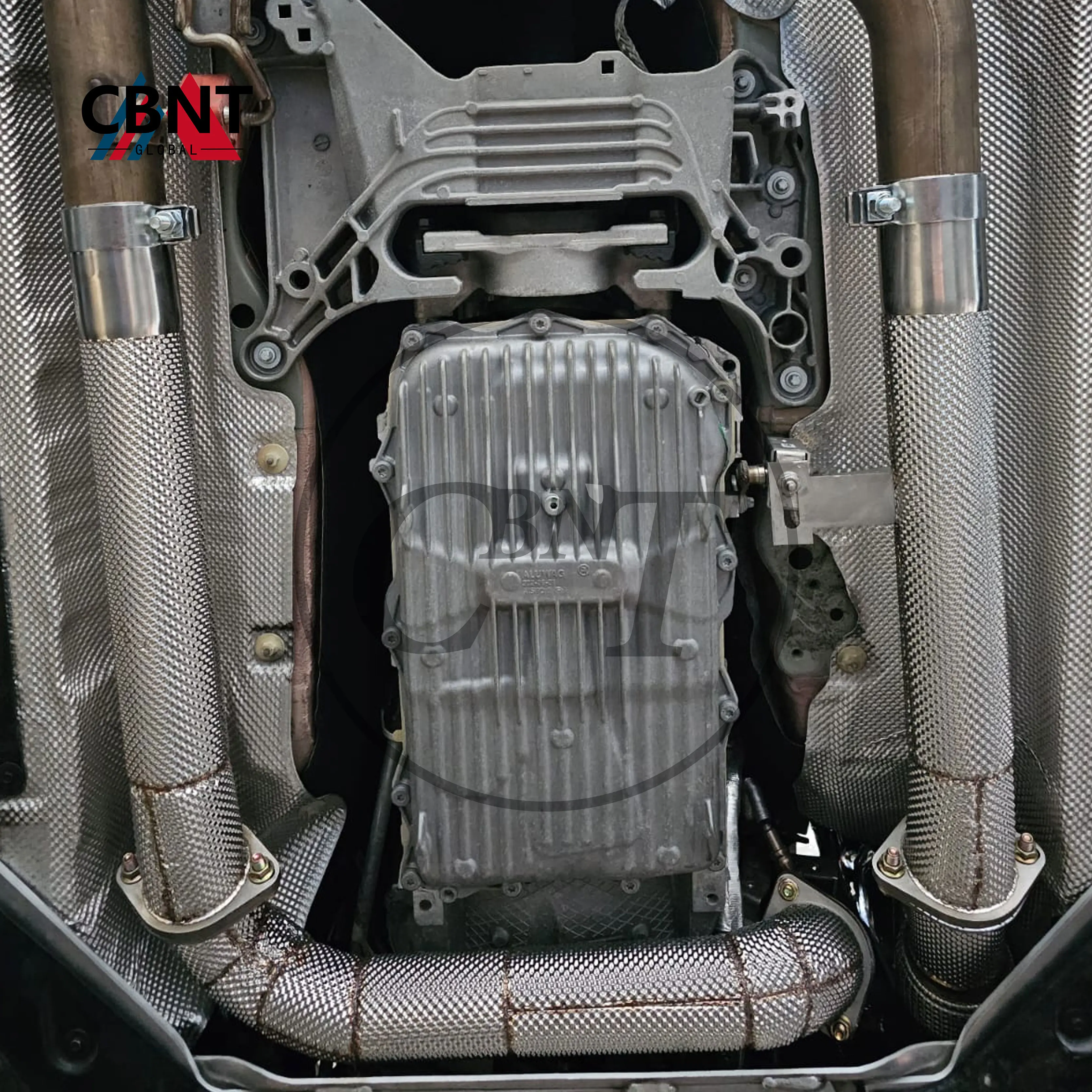 Выхлопная труба CBNT для BMW M3 G80 M4 G82 нитевая без Catted/Catless с тепловым щитком