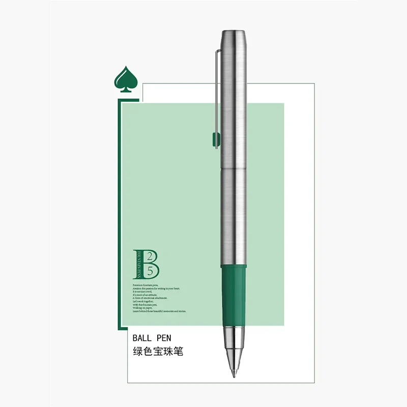 

MAJOHN End Craftsman B25 Лопаты God of War Ручка из нержавеющей стали Ручка из бисера Импортная ручка Абсорбер чернил Двойная сумка для чернил