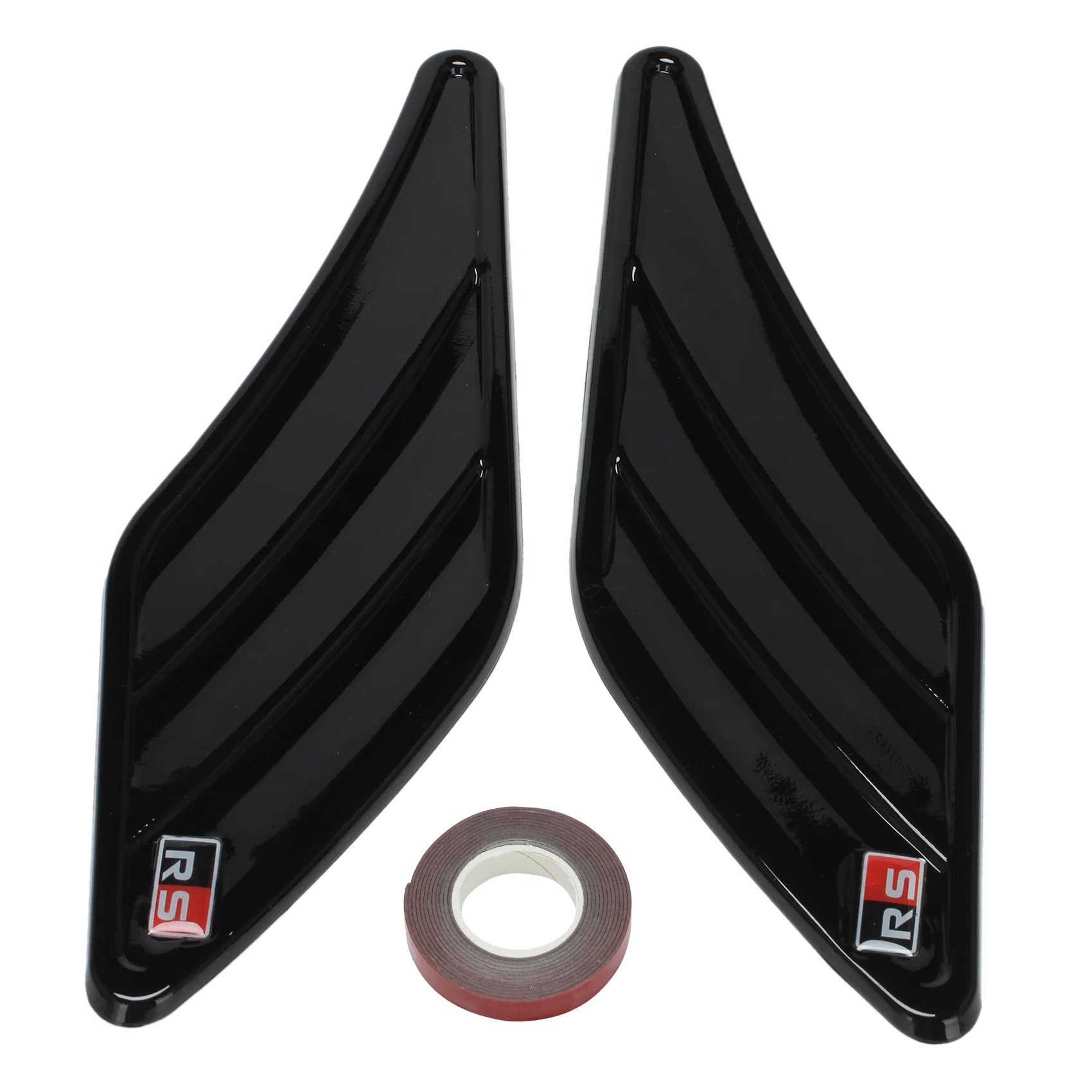 

2Pcs ABT Side Shark Gills Sticker Decals for-Audi A5 S5 A4 B8 B6 A6 A3 R8 TT -AUDI ABT Fender Sticker,Black