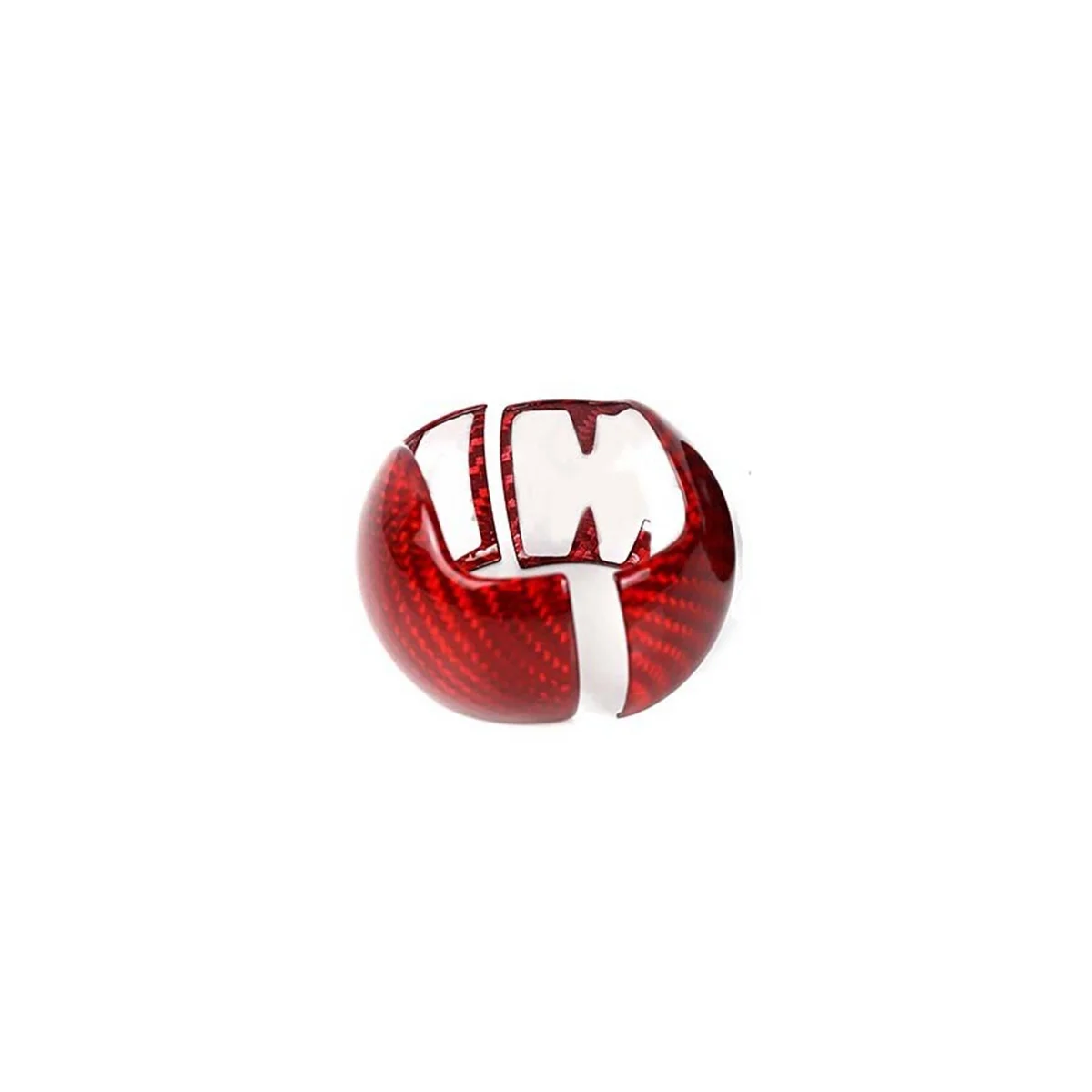 

Red Carbon Fiber Car Gear Shift Knob Cover Trim for Ford Mustang 2015-2022 Car Interiors