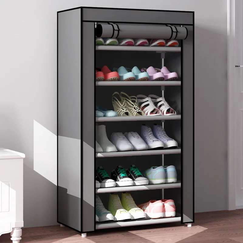 

Multi-layer Simple Shoe Rack Entryway Space-saving Shoe Organizer Easy To Install Shoes Shelf Home Dorm Furniture Shoe Cabinet