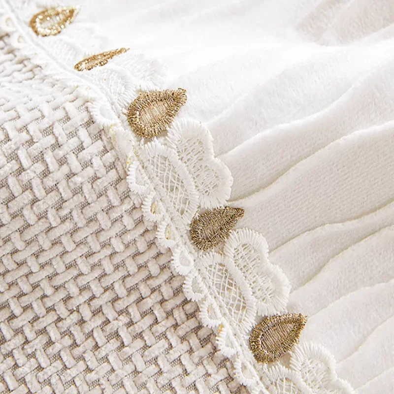 Универсальный чехол для дивана из синели Four Seasons противоскользящая подушка