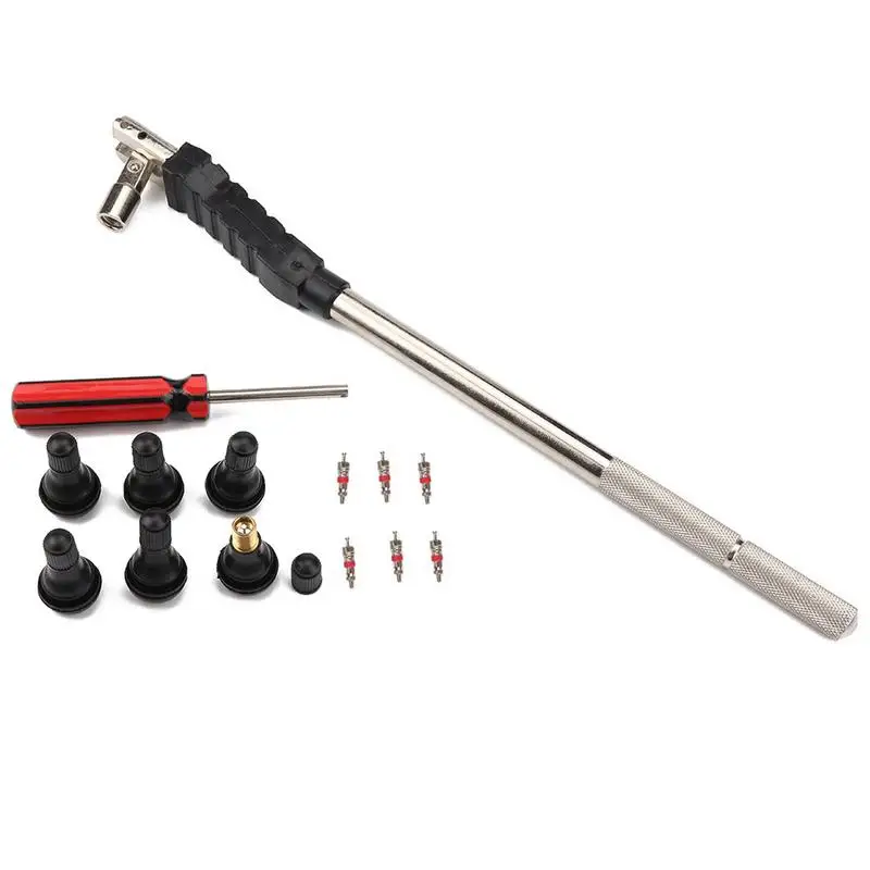 

Tire Repair Tool Tire Tools For Car Truck Tire Stem Tool Include 6 TR412 6 Core 1 Core Installation Tool 1 Puller