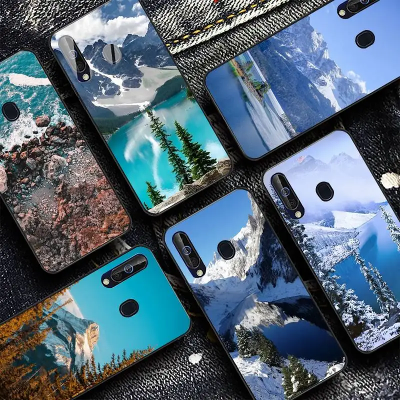 

Mountain Sea Beach Phone Case for Redmi 8 9 9A for Samsung J5 J6 Note9 for Huawei NOVA3E Mate20lite cover