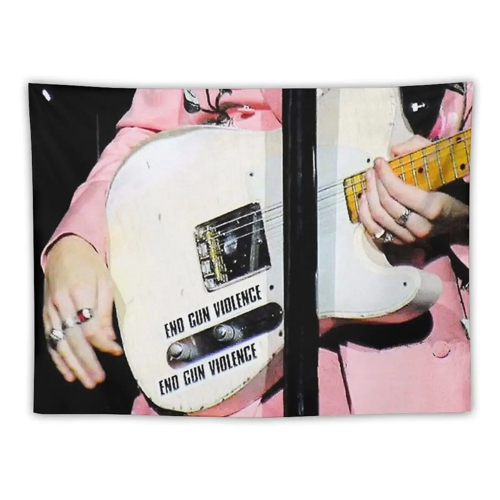 Gambar Guitar Tuo유 Lares Гобелен Украшения для спальни Японский декор комнаты Корейский