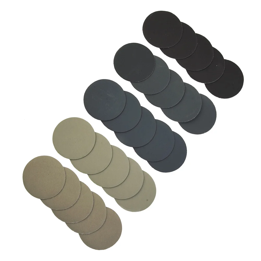 

25Pcs 2 3 4 5 6inch Sandpapers 1000/1500/2000/3000/5000Grit Wet Dry Sanding Discs Sandpaper Abrasives Sanding Paper