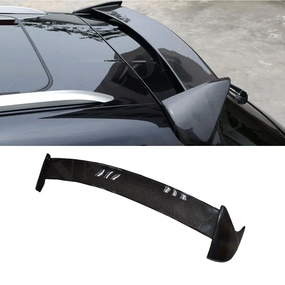 

Carbon Fiber Car Rear Roof Trunk Spoiler Wing Bodykits Trims for Porsche Macan 2019 + Rear Roof Spoiler Car Modification Styling