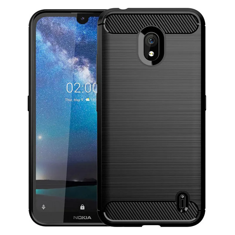 

Silicone Case For Nokia 2.2 Shockproof Fitted TPU Soft Phone Cover for nokia2.2 Nokia 2.2 Carbon Fiber Cases Coque Fundas