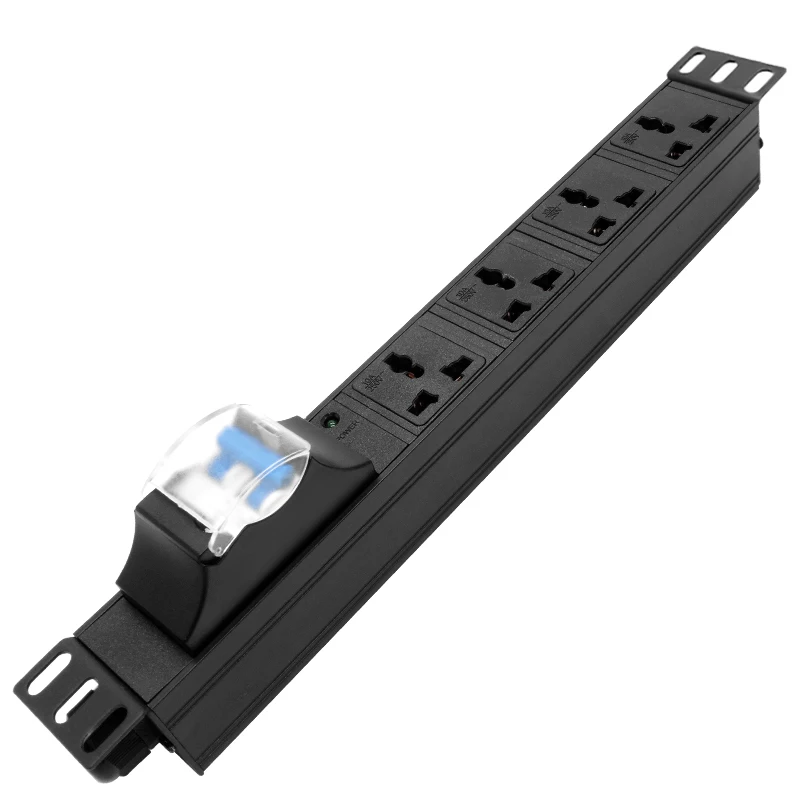 

wireless PDU 4 Units Universal Outlet Socket 16A/32A 4000/8000W Air Switch Power strip Industrial aluminium alloy Network Rack