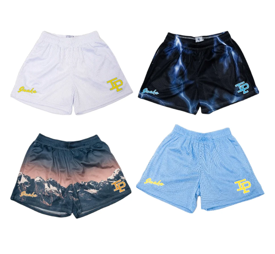 

Inaka Shorts 2023 Men Women Classic GYM Basketball Workout Mesh Shorts One Layer Inaka Power Shorts Fashion Design
