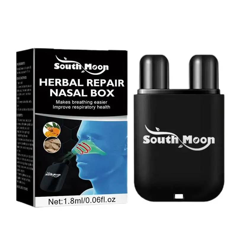

Liver Cleaning Nasal Herbal Box Cleanse Detox & Repair Nasal Herbal Box Lung Cleanse Double Hole Diffuser Sniffer Inhaler
