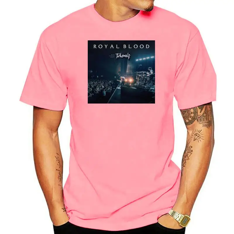 

Camiseta de manga corta para hombre y mujer, camisa de Color con estampado de sangre real Tour, S-5XL, 2020