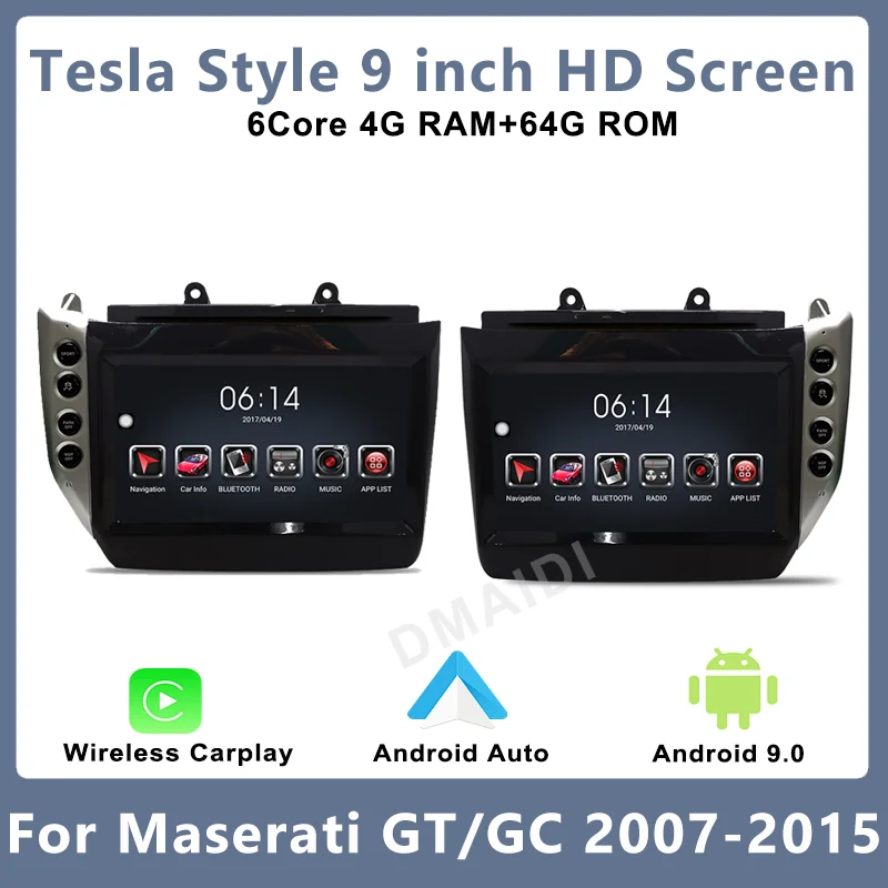 

For Maserati GT GC GranTurismo 2007-2017 Android Car Radio Multimedia Player LCD AC Car GPS Navigation Stereo Carplay