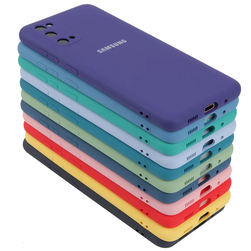 Оригинальный чехол S20FE для Samsung Galaxy S20 FE Ultra Plus шелковистый силиконовый высокого