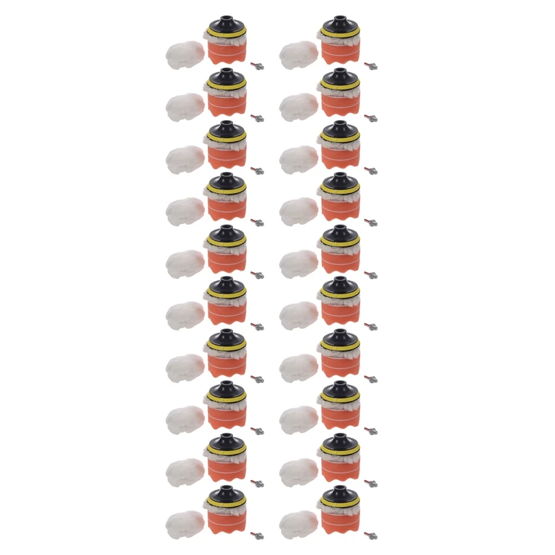 

20X Gross Polishing Buffing Pad Kit Car Polishing Buffer Drill Adapter Tool