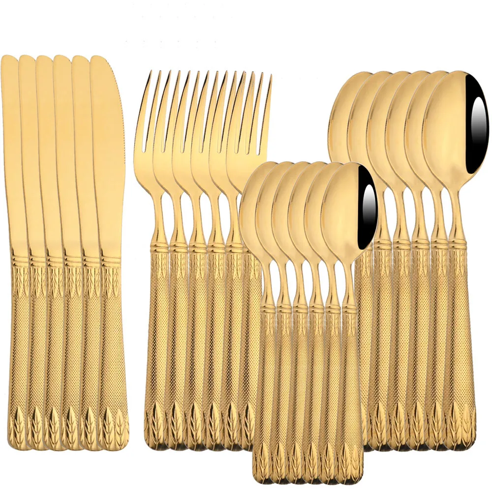 Набор столовой посуды Zoseil из нержавеющей стали 304 24 предмета