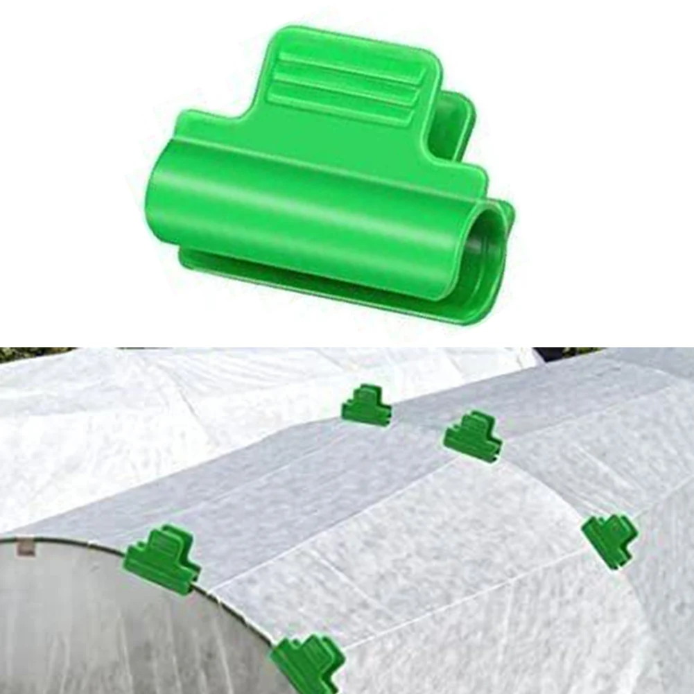 

Garden Greenhouse Clamps Clips Plant Stakes Pipe Clamps For Outer Diameter Shed Film Row Cover Shading Netting Tunnel Hoop Clips
