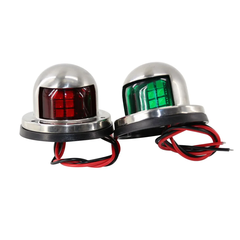 

1 Pair 12V Boat Turn Signal Light Replacement Waterproof LED Side Light for Dinghy Boat Fishing Boat Sightseeing Boat