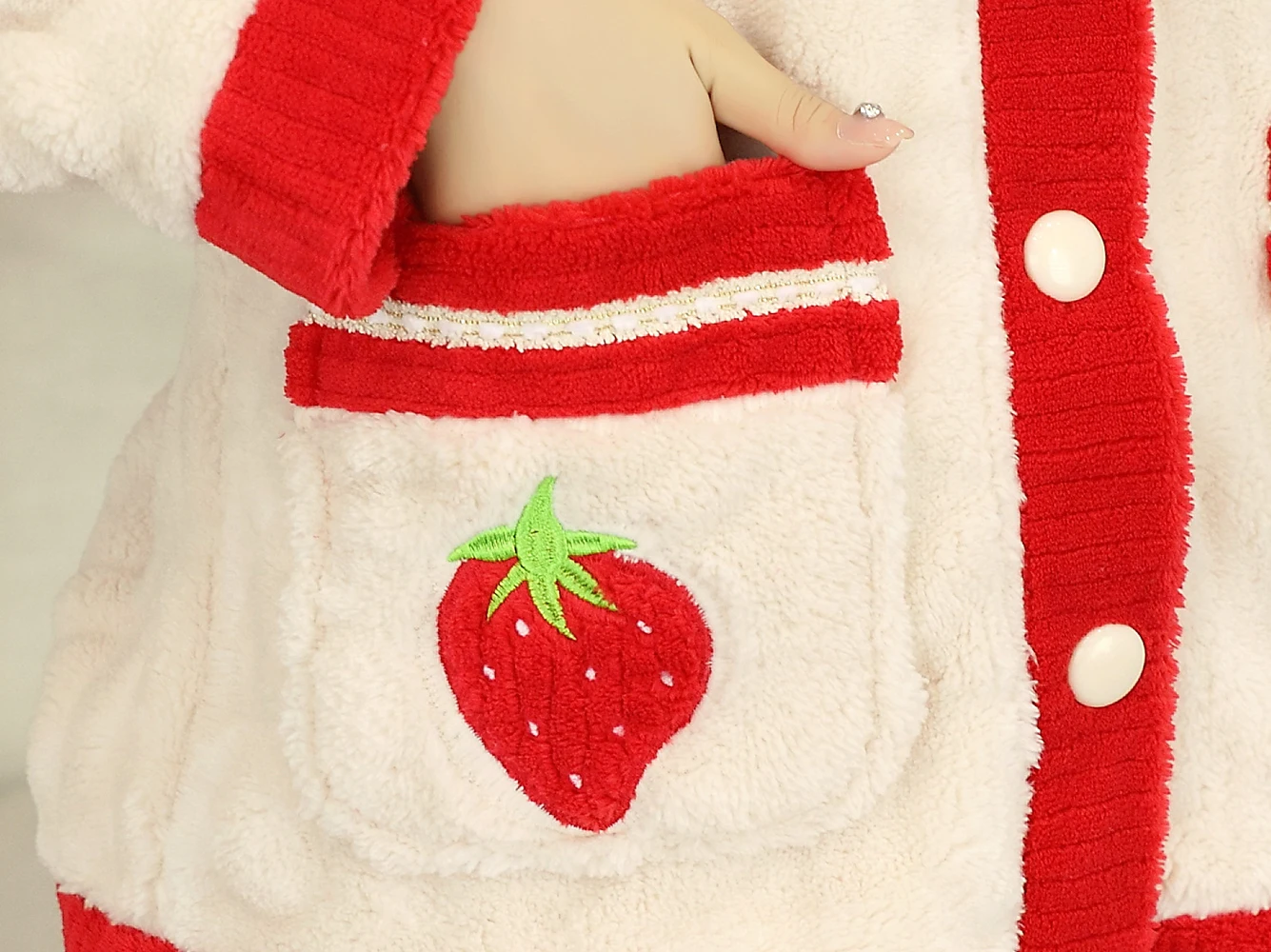 Winter Warm Flannel Women's Pajama Sets Thick Sleepwear Coral Fleece Sleep Lounge 2 Pieces Home Suit Female Pijamas Nightwear