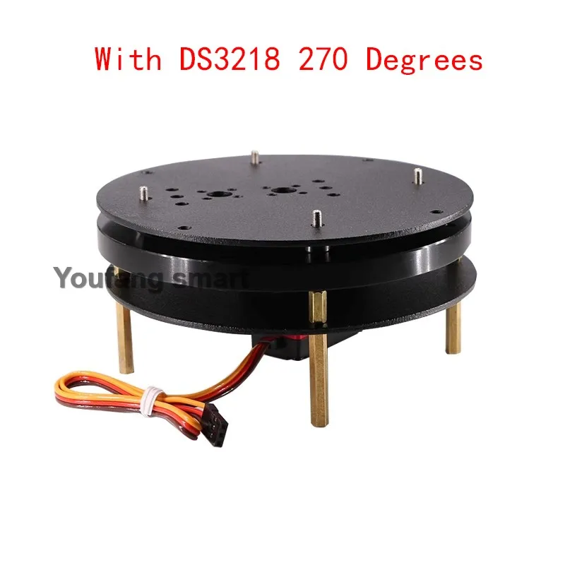 Фото Кронштейн для поворотной платформы с сервоприводом MG996 DS3218 для робота с 1 степенью свободы, программируемый набор для самостоятельной сборки робота на базе Arduino №4