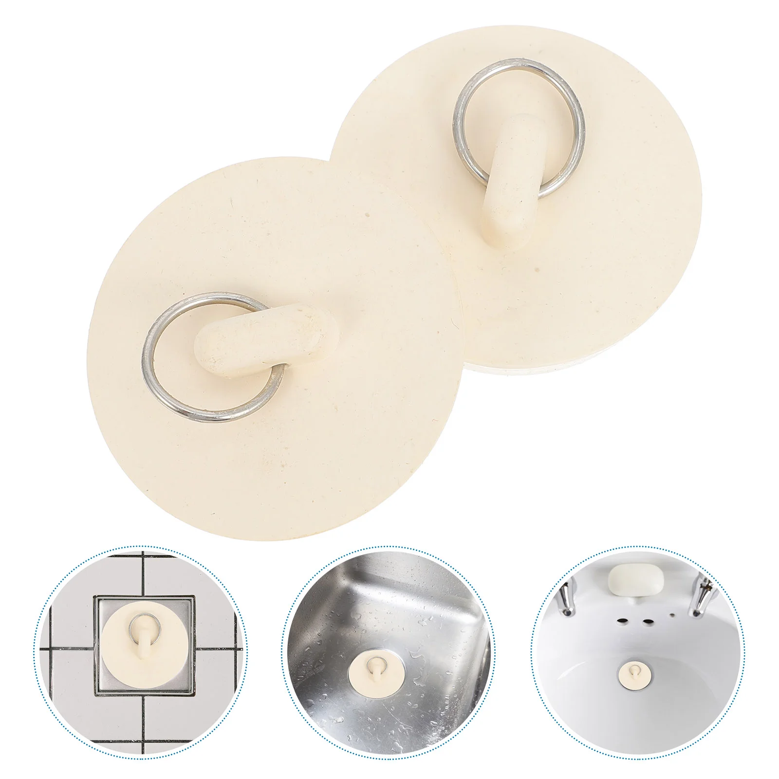 

Drain Stopper Plug Sink Bathtub Bathroom Rubber Hair Cover Bath Kitchen Tubsealing Catchersilicone Shower Stoppers