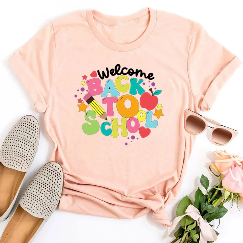 Добро пожаловать в школу рубашка Снова футболка на первый день школы подарок для