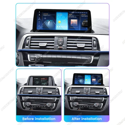 Автомагнитола 12,5 дюйма Snapdragon 680 BT, мультимедийный плеер на Android, GPS, 4G, стерео, для BMW 1 серии F20, F21, F22, 120i, 116i, EVO  мультимедийный плеер, 2din, головное устройство, GPS-навигация магнитола для