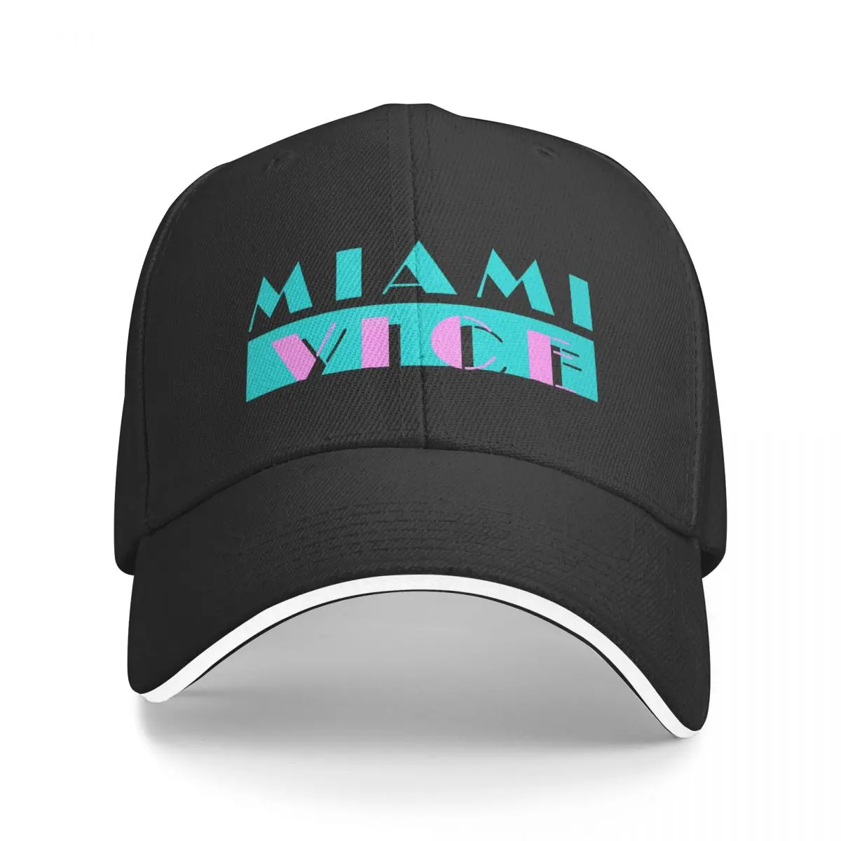 

Miami Vice - Tv Shows - Side Unisex Caps Outdoor Trucker Baseball Cap Snapback Breathable Hat Customizable Polychromatic Hats