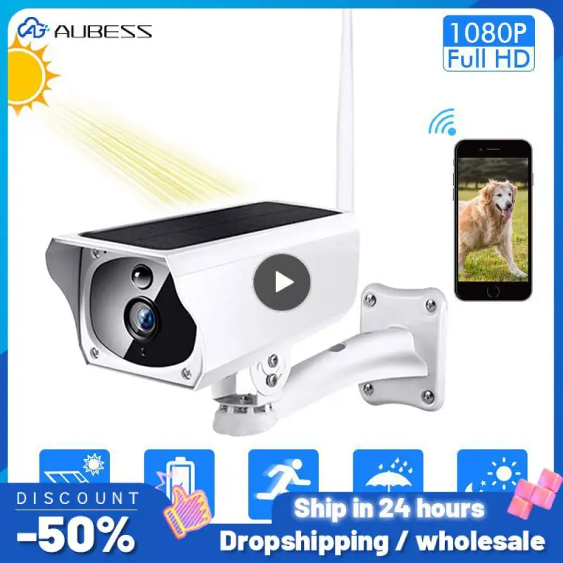 

1080P Solar/USB/battery Surveillance IP Camera Wifi Outdoor Wireless Security Camera Audio IP67 weatherproof i-can app control