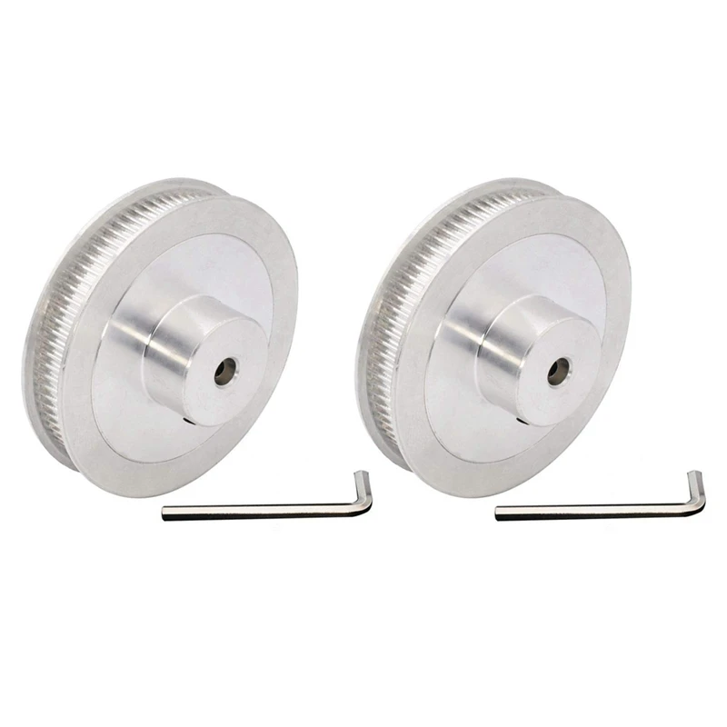

Retail 2Pcs 5Mm Bore GT2 80T Pulley Synchronous Wheel 2GT Timing Belt Pulley 80 Teeth For Voron 2.4 3D Printer 6Mm Width Belt