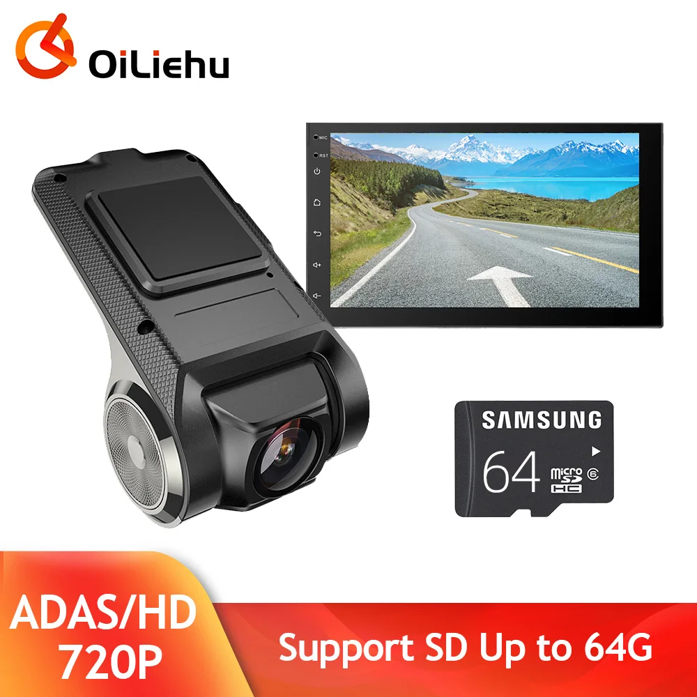 Видеорегистратор OiLiehu HD 720P Android с функцией ночной съемки | Автомобили и мотоциклы