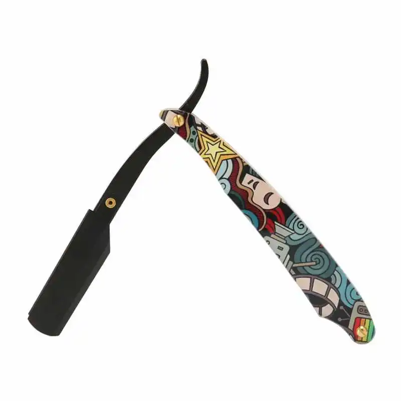 

Straight Razor Holder Safe Barber Razor Support Ergonomic Professional Birthday Gift for Face Grooming for Men